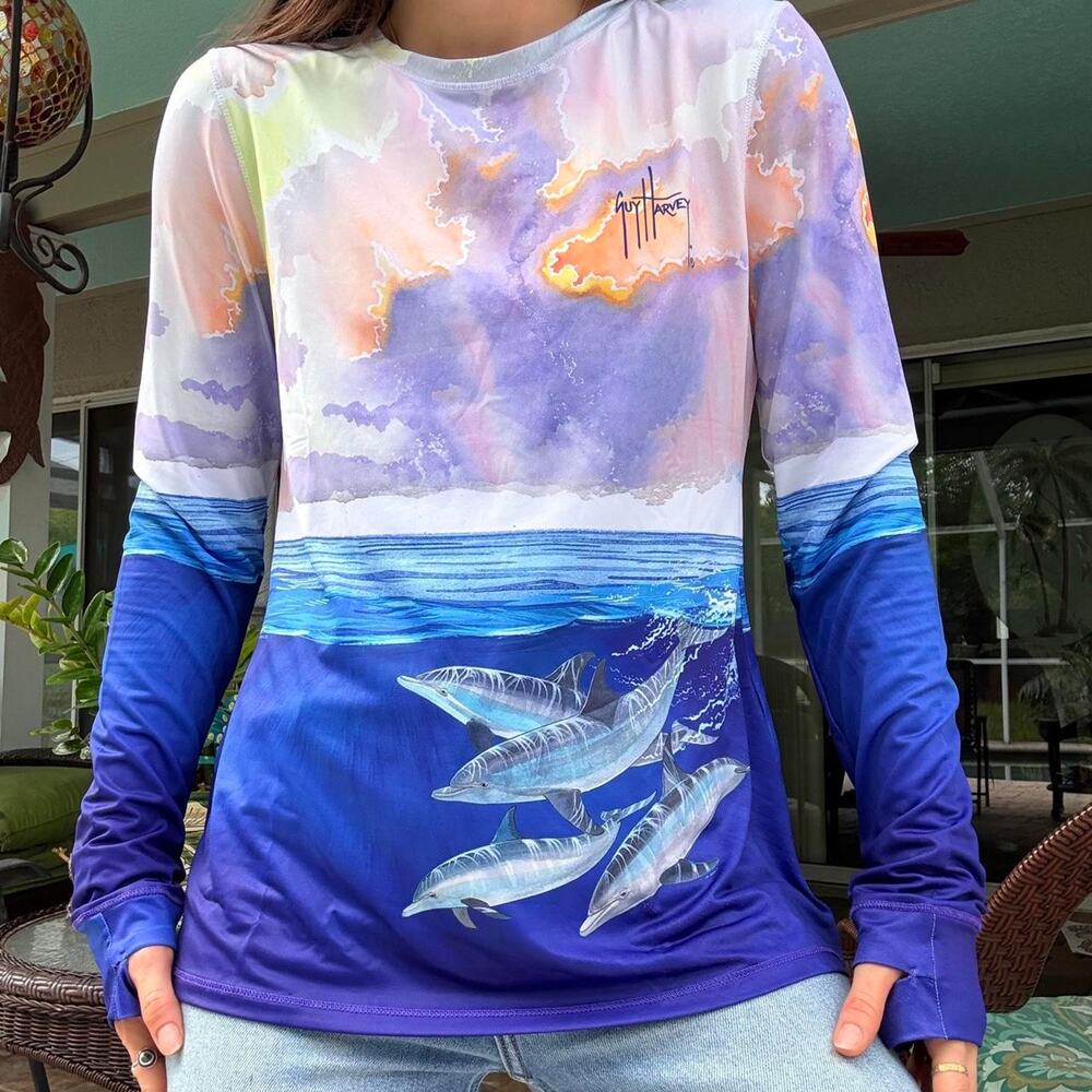 NEW Guy Harvey Sun Shirt